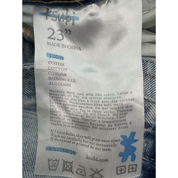 KSUBI Jeans Pointer Karma Slash Size 23 - Picture 13 of 16